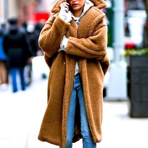 Over sized teddy coat